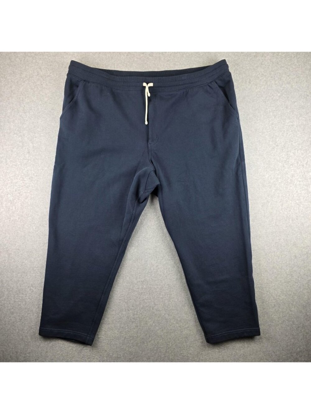 Duluth Trading Souped-Up Sweatpants Mens 3XL x 32 Navy Tapered Cotton NWT